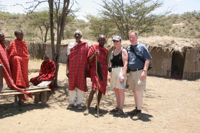 arna erum vi me nokkrum orpsbum  Masai orpinu.