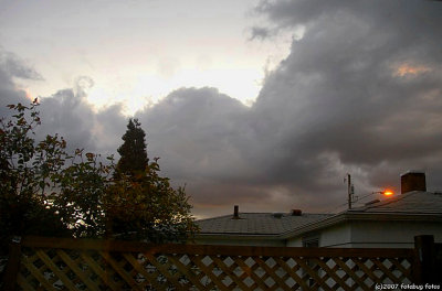 Storm clouds, no joke!