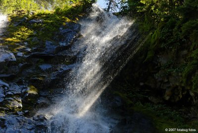 Shaft of light - Diamond Creek Waterfall