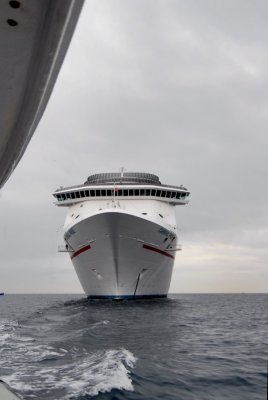 Seeing the Carnival Pride on tender