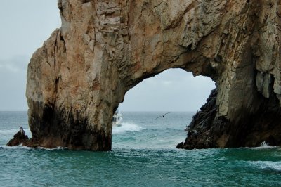 An amazing wave erosion cove El Arco