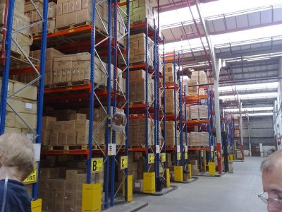 The main warehouse - arrivals from China