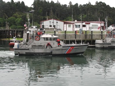 The Coast Guard Moving Out on Patrol