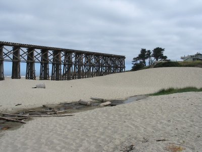 Oudding Creek Railroad Trestle, 1916-1949