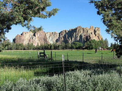 Smith Rock is Surrounded by Farms