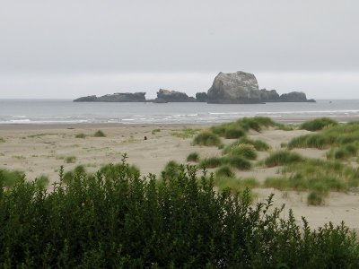 Offshore Rocks Seen at Bandon-by-the-Sea