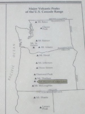 A Good Map of the Cascade Volcanos