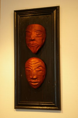 masker seating, vinröd duo