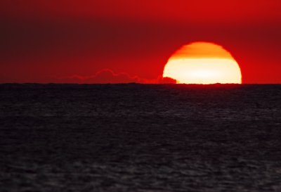 Sun Setting Into Pacific