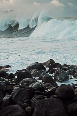 Wave Foam and Rocks 2