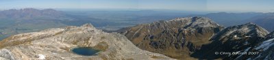 Pano of view to South from summit