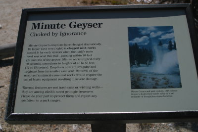 Sad story of Minute Geyser