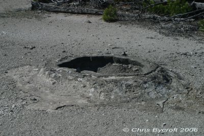 A dead geyser