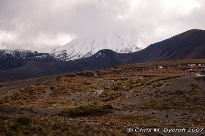 Ngauruhoe in the clouds