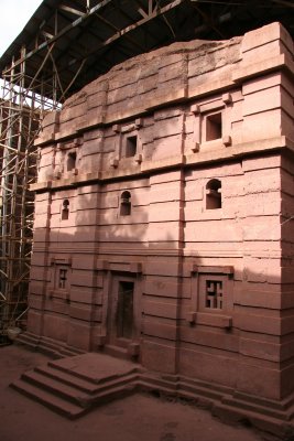 Rock-hewn church in Lalibela