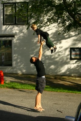 matthew and owen having fun