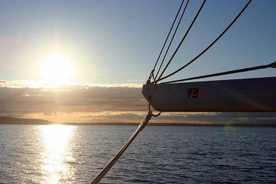 setting sun