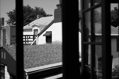 view from window in stockade district