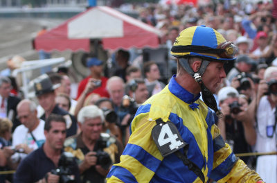 post race winner's circle