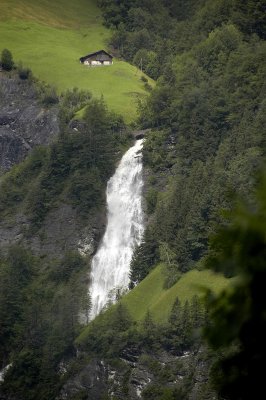 Waterfall captured on route to Interlaken