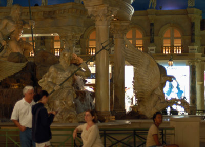 Another fountain in the Forum Shops.