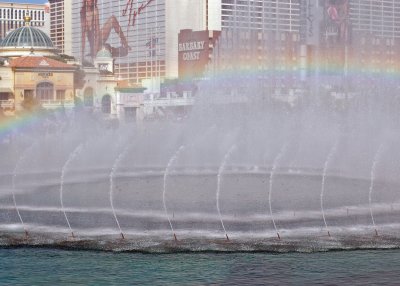 The spray makes a nice rainbow.