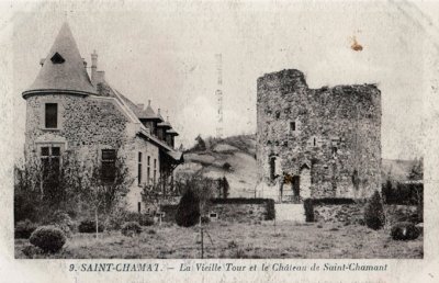 Saint-Chamant - La Vieille Tour et le Chteau de Saint-Chamant