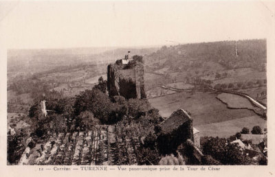 Turenne - Vue panoramique prise de la Tour de Csar