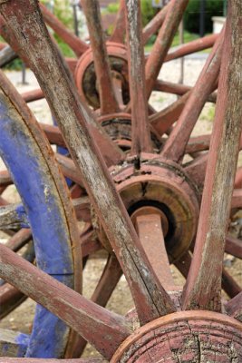 Roues de charrettes