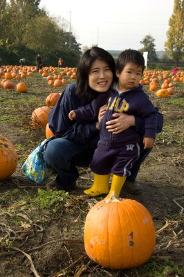 Mother and Son in Patch