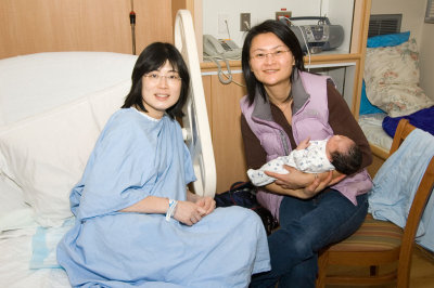With Aunt Lesley