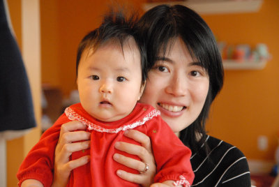 With Mummy