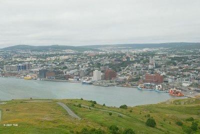 St.John's vanaf Signal Hill