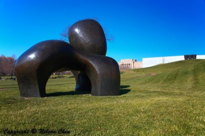 Sheep Piece by Henry Moore