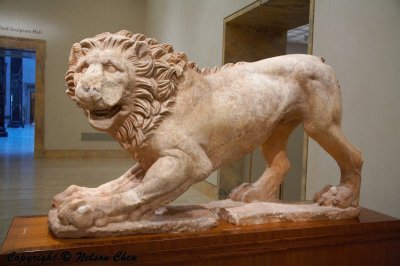 Lion from 325 B.C.E. (origin, Greece)