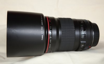 135mm f/2.0 with the hood on
