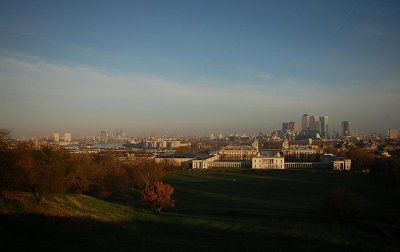 view from Greenwich Park