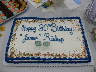 HAPPY 80TH BIRTHDAY BISHOP