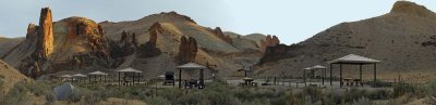 Leslie gulch / slocum cr. BLM campground_Panorama