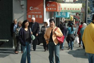 Me-Ann and Popper in San Francisco with Art Leviste