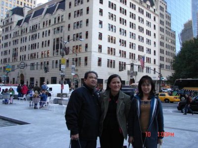 Plaza Hotel in the backbround