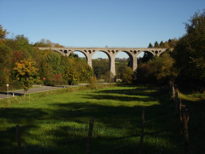Butgenbach Railroad overpass, repaired