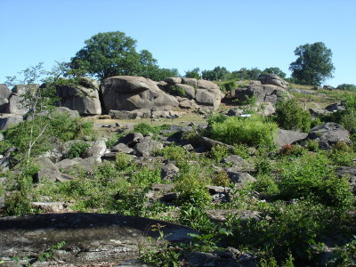 Devil's Den accross the Slaughter Pen