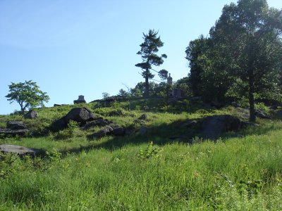 5th Texas view of charging Little Round Top