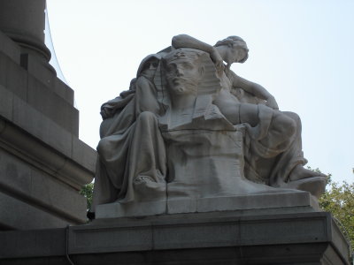 Africa, Slumbering on the steps to the American Indian Museum