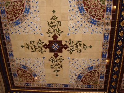 The ceiling within Bethesda Terrace