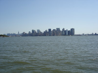 New York from Liberty Island