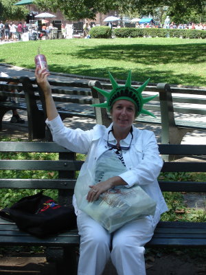 My Wife as Lady Liberty