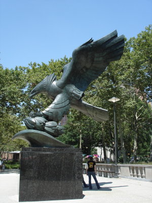 The Great Eagle at the WWII Memorial