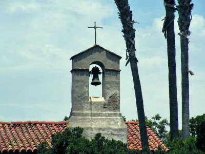 Bell tower at Mission San Juan Capistrano